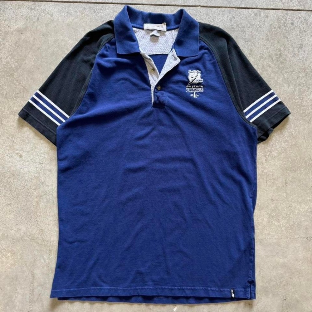 Tampa Bay Lightning 2004 NHL Playoffs Golf Polo Sz XL